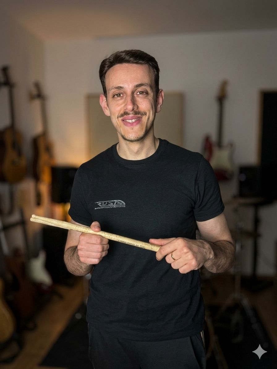 Valerio Gabriele alla batteria